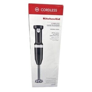 KitchenAid Corded Variable Speed Hand Blender Matte Black (KHBBV53BM)